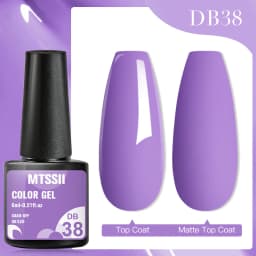 Mtssii Reflective Glitter Gel Pink Sparkling Sequins Gel Nail Polish Soak Off UV Nail Gel Semi-permanent Nail Art Decoration
