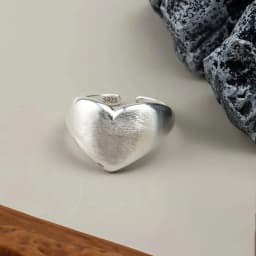 PANJBJ  925 Sterling Silver Double Layer Ring for Women Girl Gift Geometry Hollowing Out Minimalism Fashion Jewelry Wholesale