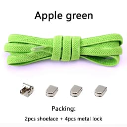 No tie Shoe laces Elastic laces Sneakers Flat Shoelaces without ties Quick Shoelace for Shoes Kids Adult One Size fits All Shoes