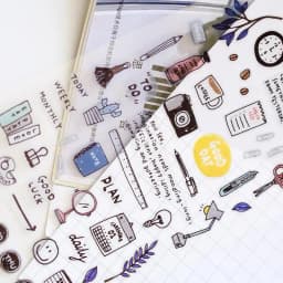 Korean Import Suatelier Everyday Diary Sticker Scrapbook Decoration PVC Stationery DIY Journal Stickers School Office Supply