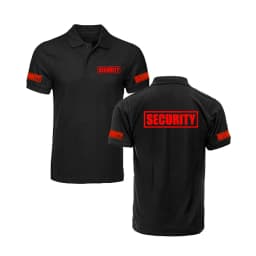 Security Classic Polo Shirt Guard Bodyguard Uniform Work Clothes Outdoor Men's Golf Polo Shirt Top