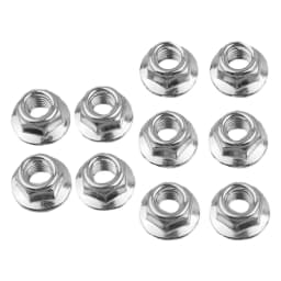 10pcs Stainless Steel Cap Nut For Lawn Mower For Lawn Mower Cutter Head Garden Mowers Battery Trimmers Protective Gasket Nut