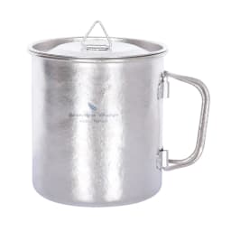 Boundless Voyage Ultralight Titanium Cup with Lid Outdoor Camping Folding Water Tea Coffee Cup Colourful Teacup 15oz Ti3055D
