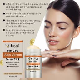 Bee Venom Serum Stick Eliminates Wrinkles Improve Sagging Skin Increase Elasticity Reduce Redness Firming Lifting Skin Care 30g