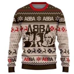 Snowing Me Snowing You ABBA  2026 New Merry Christmas for Men and Women Ugly Christmas Gifts Couple Hoodie