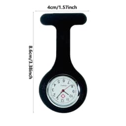 Pocket Watch Women's Digital Display Dial Clip-On Analog Clock Fob Nurse Brooch Pin Hang Pocket Electric Watch Fashion Watches