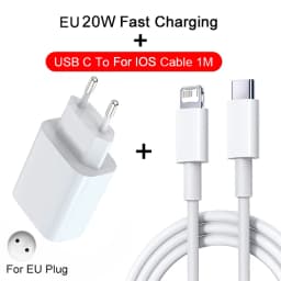 PD 20W For Apple USB Type C Charger For iPhone 13 12 11 14 Pro Max Mini XR X XS 8 Plus C Fast Charging Cable For iPhone Charger