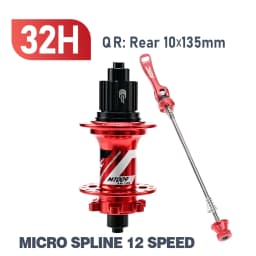 ARC Hub Mountain Bike Hub 009 HG / MS / XD 32 Holes 6 Disc Bolt J-Bend MTB Hub NBK Disc Bearings Cycle Wheel Rim Hub HG 12 Speed