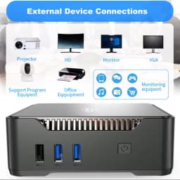 GK3 Plus Intel N100/N150 Quad Core Quad Thread Mini PC Win 11 pro 32GB DDR4 WIFI5 1TB SSD BT4.2 HDMI RJ45 1000M 4K HD Pocket PC