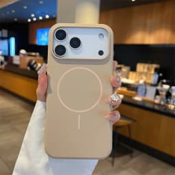 Matte Soft Liquid Silicone Phone Case For iPhone 15 16 17 18 Pro Max Air For Magsafe Wireless Charging Cover For Apple 14 13 12