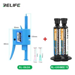 RELIFE RL-UVH902 Motherboard flying line 3 seconds quick dry oil For Motherboard BGA PCB flying line curing oil maintenance tool