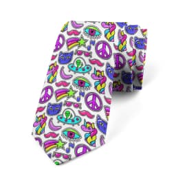 New 8CM Cartoon Bear Print Tie Men Slim Casual Party Formal Dating Personality Necktie Fashion Trend Elegant Collocation Gravata