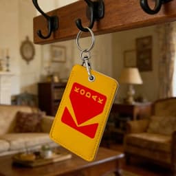 K-Kodak Camera Brand Badge Holder Keychain For Bank Business Work Card Holder Student Card Protective Case Bus Card