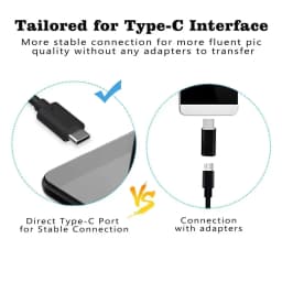 Type-C Endoscope Camera 1080P 2MP 1/3/5/10M Inspection Camera Car Pipeline Borescope For Android IOS iphone(15,16)