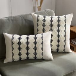 Rustic Retro Square Boho Lumbar Throw Pillow Case Soft Linen Farmhouse Cushion Covers Neutral Sofa Living Room Home Decorative
