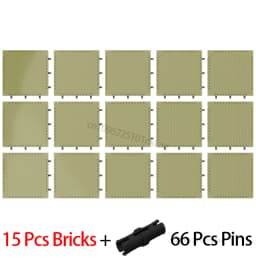 Wholesale 16X16 Pixel Art Building Blocks Bottom Plate 65803 Bricks Baseplate Part Compatible 31212 21333 98138 Pixel Toys Gifts
