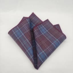 23cm Luxury Grey Wool Pocket Square For Men Vintage Plaid Striped Handkerchief Soft Skinny Hanky Banquet Cravat Suit Accessories