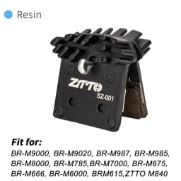 ZTTO MTB Bicycle Cooling Disc Brake Pad Heat Dissipation Ice Tech Resin Bike Hydraulic Oil Caliper Pads SLX Deore XT XTR M8000