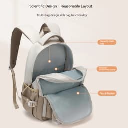 Large Capacity Backpack, 2025 New College Style Women's Casual Backpack, Waterproof Campus Backpack