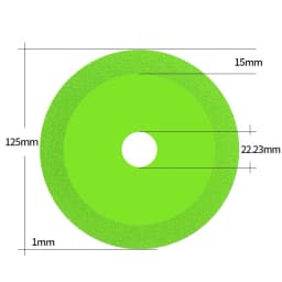 115/125mm Glass Cutting Disc Diamond Marble Ceramic Tile Jade Grinding Blade For Jade Crystal Grinding Wheel Glass Cutting Sheet