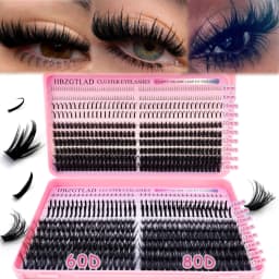 Large Capacity Eyelash Book 5D Fluffy 60D-300D Eyelash Bundle Mange Eyelash Nail Effect Fairy Anime Eyelashes Multiple Mixed Sty