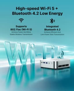 ACEMAGIC AMD Mini PC Ryzen Embedded R2544 16GB RAM 512GB SSD Windows 11 Pro Desktop Computer Triple Monitor 4K Display Ethernet