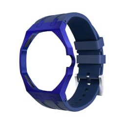 Modification Kit Aluminum Metal Case+Silicone Strap for Swatch X AP Royal Pop Pocket Watch Changer To Wristwatch Accessories