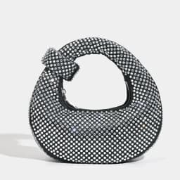 New Small Niche Design Diamond Dumpling Handbag Women's Socialite Style Evening Event Casual Versatile Handbag Water Diamond Bag