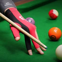 1Pc Three Fingers Snooker Glove Elastic Breathable Billiard Glove Non-Slip Wear Resistant Professional Pool Cue Gloves for Men W