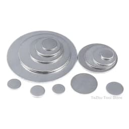 Dia 50mm - 300mm 316 Stainless Steel Round Plate Circular Sheet Disc Round Disk Thickness 1/1.5/2/3/4/5/6/8/10mm