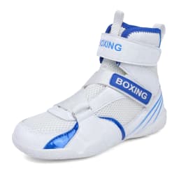 661 Men High Top Boxing Shoes Breathable Mesh Teen Wrestling Shoes Anti-slip Fitness Training Sneakers Professional Sport Shoes