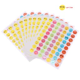 10 Pieces/bag Children's Cartoon Pattern Mini Kindergarten Reward Sticker Teacher Praise Label Reward Five-star Gold Sticker