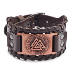 Retro Wide Leather Pirate Compass Bracelet for Men Celtic Viking Compass Bracelet Jewelry Male Accessories Gifts To Boyfriend