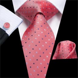 Hi-Tie Rose Peach Pink Solid Paisley Mens Silk Wedding Tie Fashion Design Necktie For Men Quality Hanky Cufflink Business Party