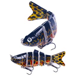 10cm 18g Sinking Wobblers 6 Segments Fishing Lures Multi Jointed Swimbait Hard Bait Fishing Tackle For Bass Isca Crankbait