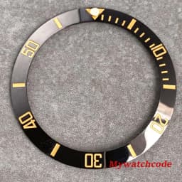 38mm X 30.6mm Watch Bezel Insert Ceramic Mods Replacement Fit For 40mm Automatic GMT SUB SKX 007 Repair Accessories Case Ring