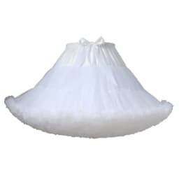 ARBXD Women Tutu Skirt Solid Fluffy Tulle Princess Ball Gown Pettiskirt Ladys Ballet Party Performance Dress for Women's Clothes
