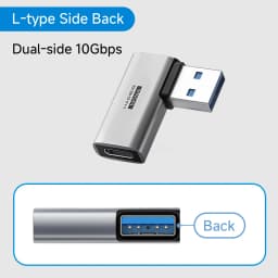 Hagibis USB A Male to USB C Female Adapter 10Gbps High-Speed Data Transfer 60W Fast Charging Conventer Plug for Macbook Tablet