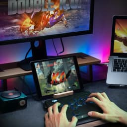 Haute42 Arcade Joystick Mini Hitbox Leverless Arcade Controller For PC/PS4/PS5/Switch Leverless Arcade Stick Hitbox Fighting