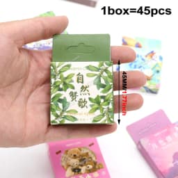 15/20/35boxes bulksale sticker set Randomly Paper Stickers Aesthetic Vintage Kawaii Scrapbooking Sticker for Kids Diary Planner