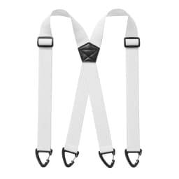 New Heavy Duty Work Suspenders for Men 3.8cm Wide with Plastic Gripper Clasps Adjustable Elastic Trouser Pants Braces-Black 1pcs