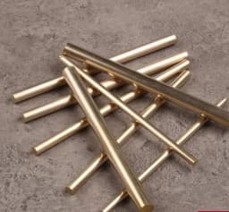 H62 Brass Rods 2-8mm X 100mm, Knife Pins Round Bolts for Knife Handle, DIY Knife Making Fittings Hardware, Metal Dowel Pins