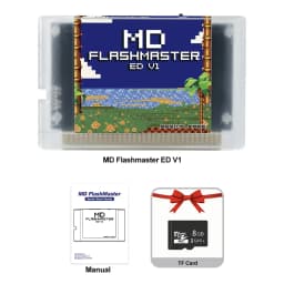 New 4000 In 1 Game Cartridge For Mega Drive MD Game Cassette With 8GB TF Card For Genesis Retro Game Console