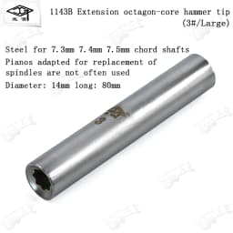 Piano Tuning Repair Tools Tuning 1131 Wrench Head Sleeve Piano Tool