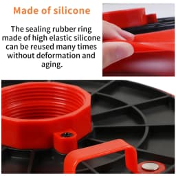 285mm Grease Gun Oil Suction Pan Oil Pressure Plate Butter Barrel Universal