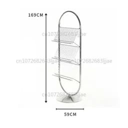 Rotating Full Body Mirror Home Bedroom Fitting Floor Internet Celebrity Stainless Steel Floor Dressing Mirror