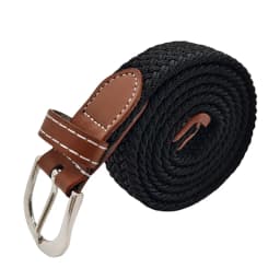 Unisex Casual Outings Canvas Elastic Belt, Woven Elastic Band, Party, Daily Commuting