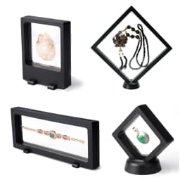 Challenge Coin Display Stand 3D Floating Transparent Phone Case Jewelry Specimen Military Medal Stand Frame Wholesale