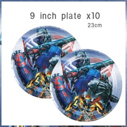 Transformation Birthday Party Decoration Plates Tablecloth Shape Shifting Robot Balloon Backdrop Baby Shower Kids Party Supplies