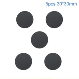 1/3/5pc Thin Metal Plate For Magnetic Car Phone Holder Iron Sheet Sticker Disk For Magnet Phone Stand Mount Round Retangle Black